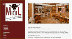 Desktop Screenshot of michl-das-steakhaus.at